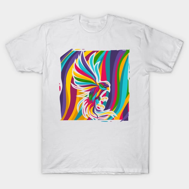 colorful canaries T-Shirt by keenkei